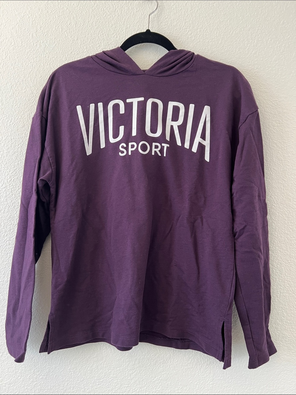 Victoria's Secret Purple 'Victoria Sport' Hoodie Sweatshirt